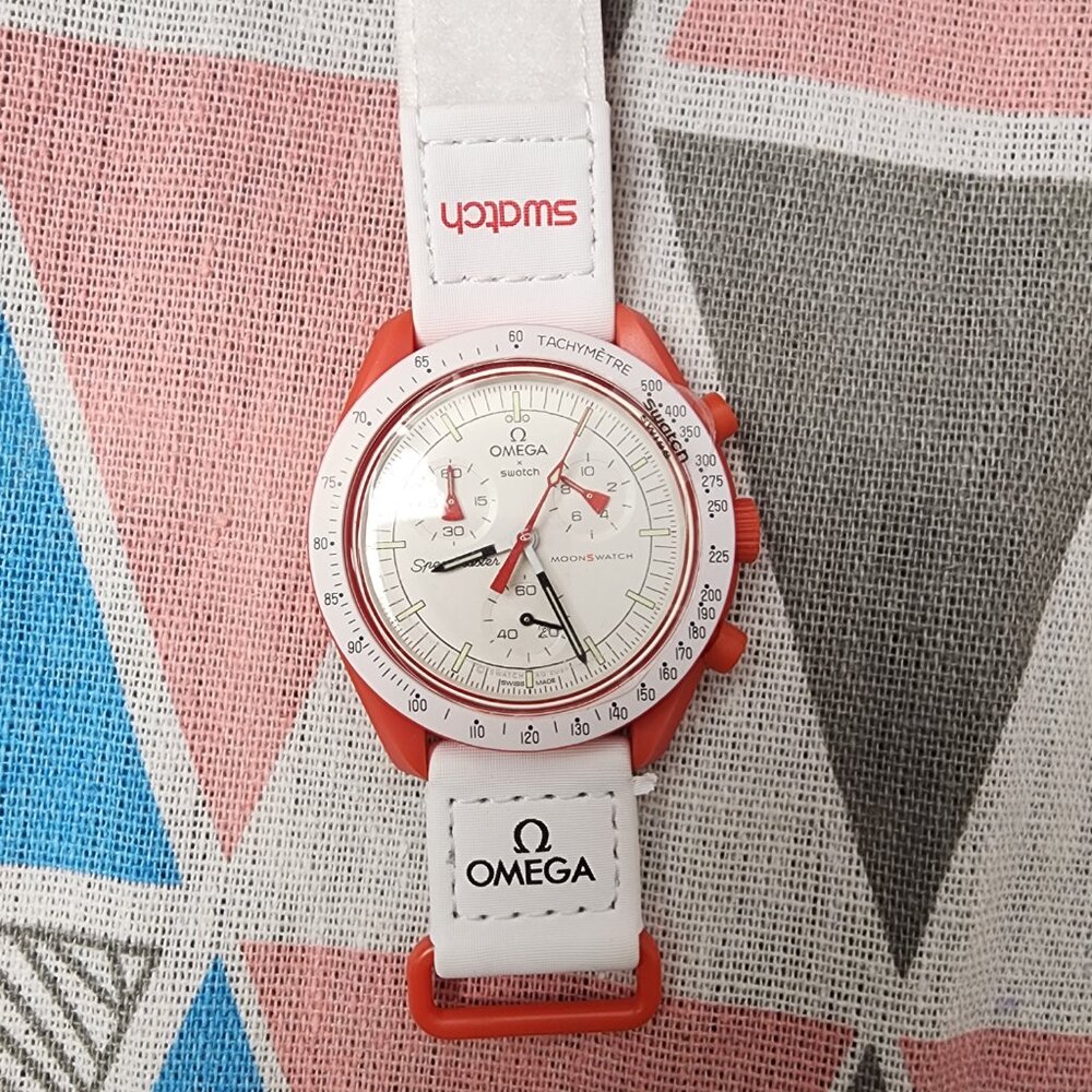 🍊Swatch X Omega Moonswatch Mission To Mars